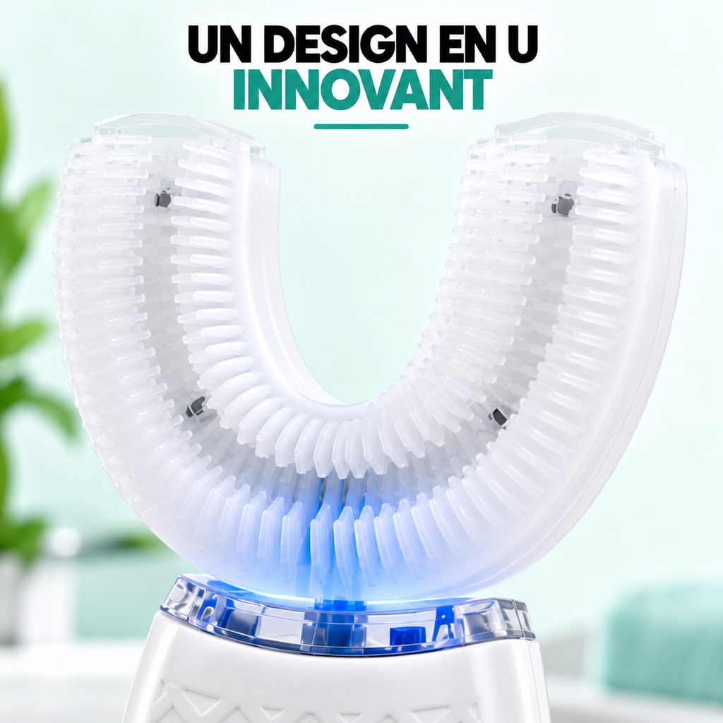 Brosse à Dents Électrique Automatique en U – Des dents Soignées, Une Routine Simplifiée Bel Soin