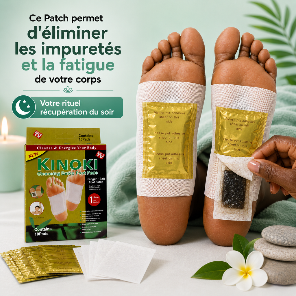 Patch Détox Nuit™ — Éliminez Fatigue & Toxines Pendant Votre Sommeil Bel Soin
