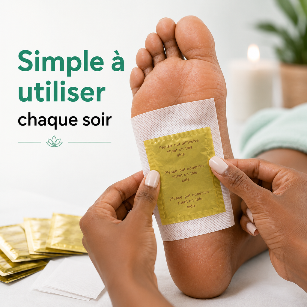 Patch Détox Nuit™ — Éliminez Fatigue & Toxines Pendant Votre Sommeil Bel Soin