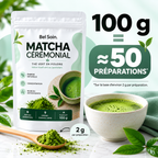 Matcha Cérémonial Premium™ – Énergie, Concentration & Bien-Être | 100 g Bel Soin