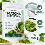 Matcha Cérémonial Premium™ – Énergie, Concentration & Bien-Être | 100 g Bel Soin