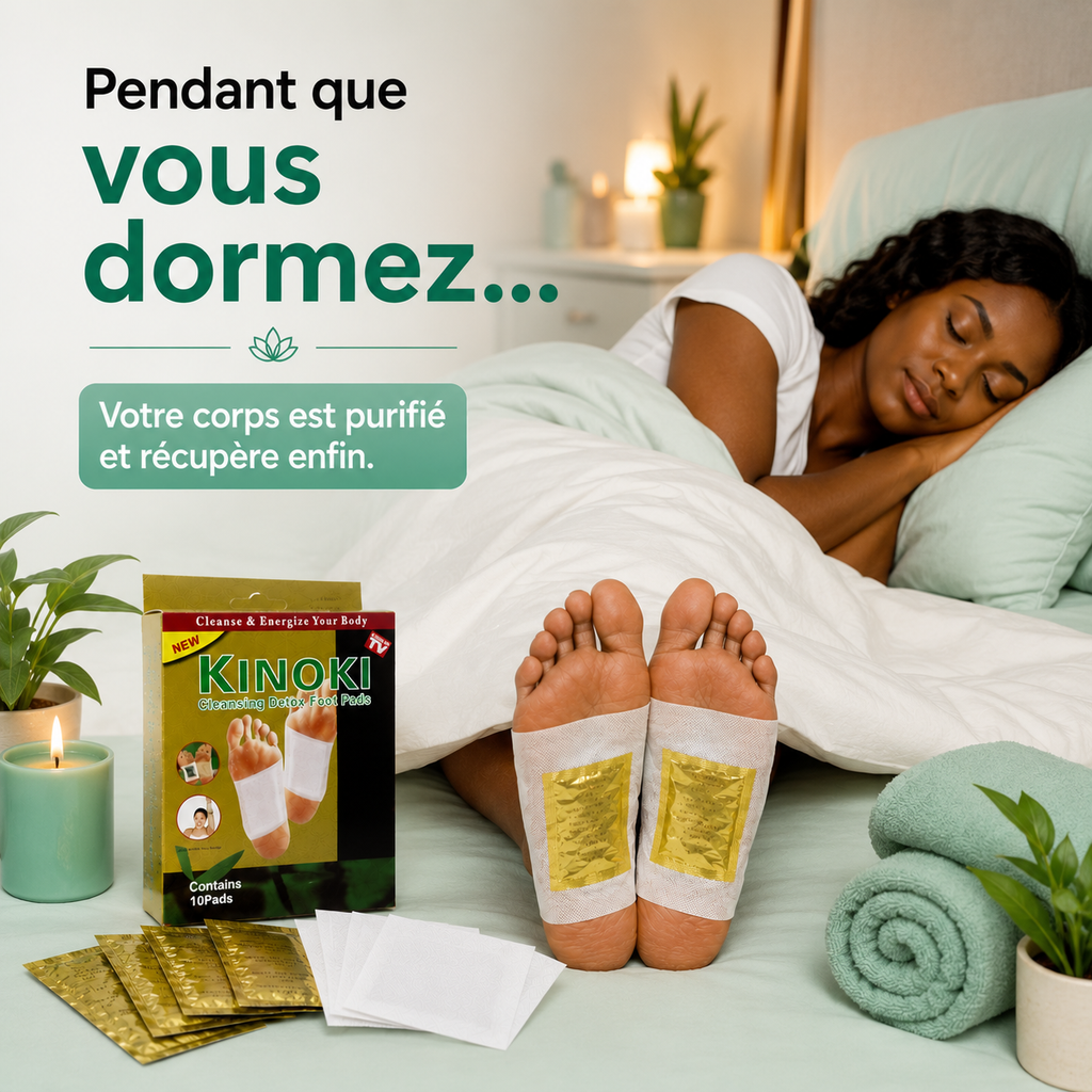 Patch Détox Nuit™ — Éliminez Fatigue & Toxines Pendant Votre Sommeil Bel Soin