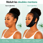 Bandeau Anti Double Menton & Grosses Joues™ — Visage Plus beau & Mieux Dessiné Bel Soin