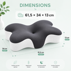 Oreiller Ergonomique – Anti-Douleur Cou & Cervicales Bel Soin