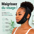 Bandeau Anti Double Menton & Grosses Joues™ — Visage Plus beau & Mieux Dessiné Bel Soin