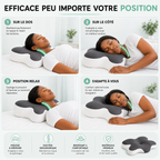 Oreiller Ergonomique – Anti-Douleur Cou & Cervicales Bel Soin