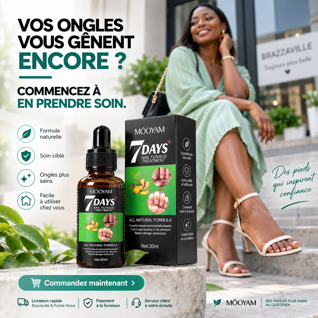 Sérum Réparateur des Ongles Abîmés & Jaunis™ MOOYAM