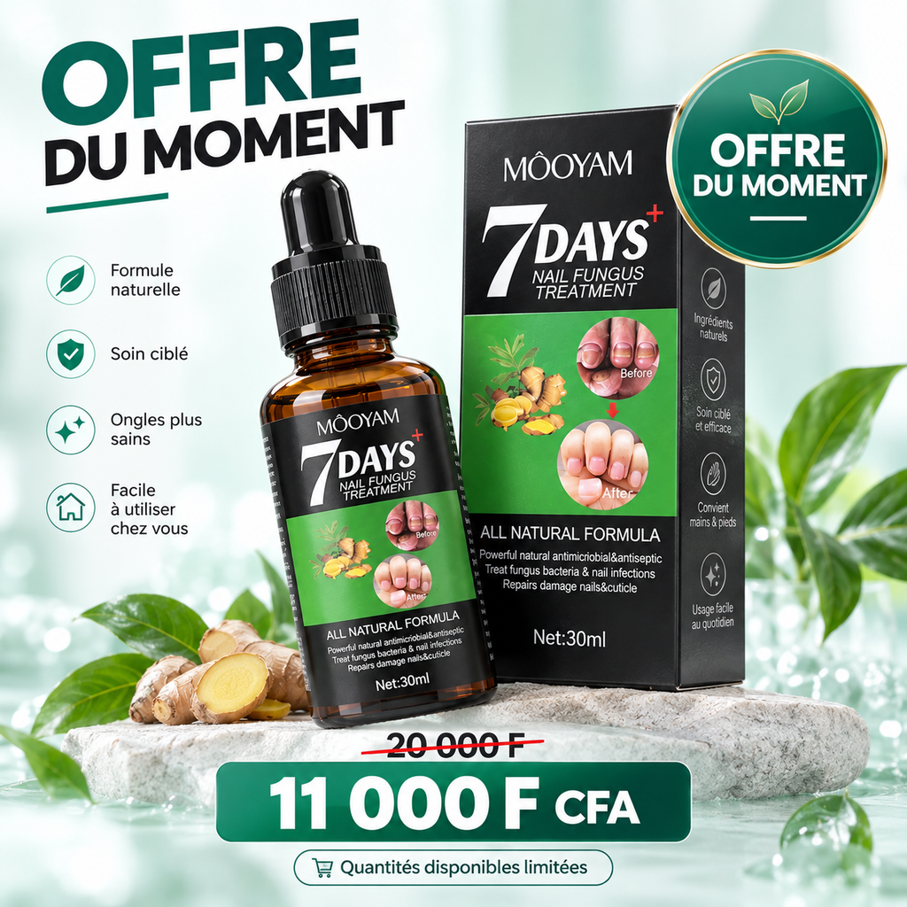 Sérum Réparateur des Ongles Abîmés & Jaunis™ MOOYAM
