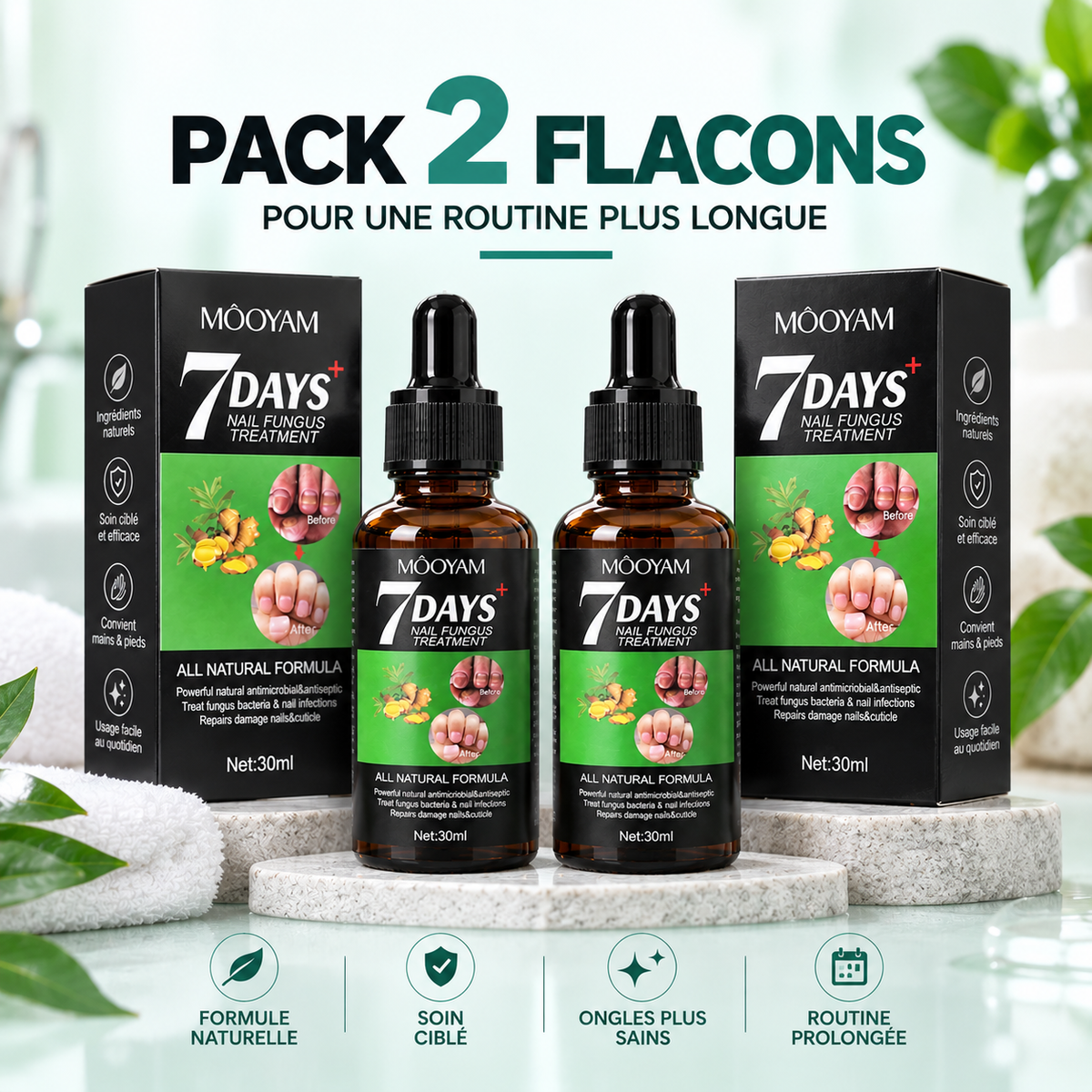 Sérum Réparateur des Ongles Abîmés & Jaunis™ MOOYAM